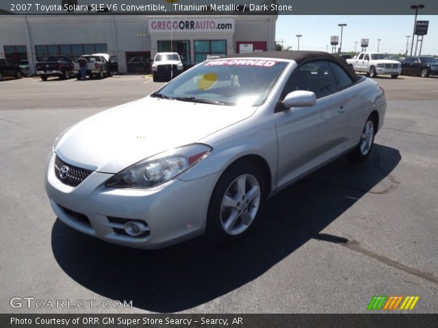 2007 Toyota Solara SLE V6 Convertible in Titanium Metallic