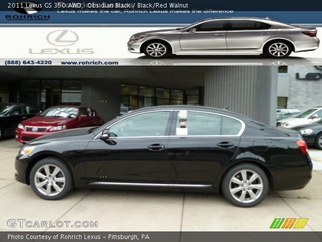 2011 Lexus GS 350 AWD in Obsidian Black