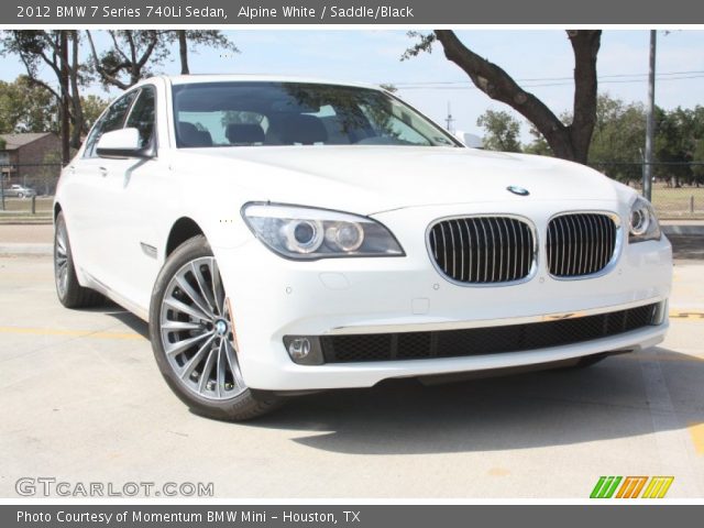 2012 BMW 7 Series 740Li Sedan in Alpine White