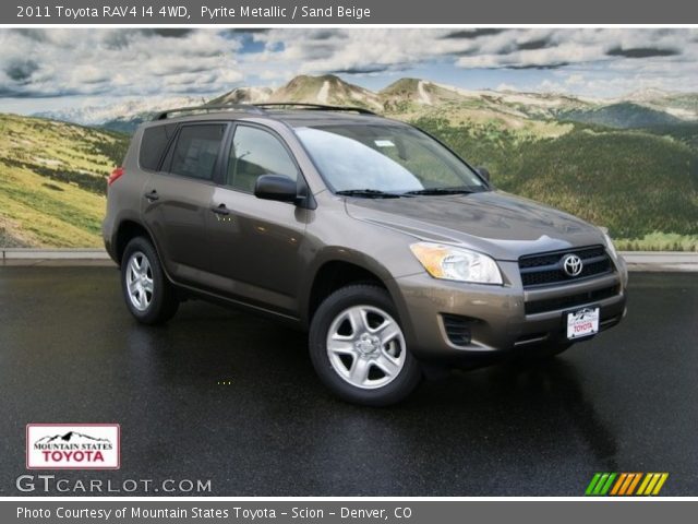 2011 Toyota RAV4 I4 4WD in Pyrite Metallic