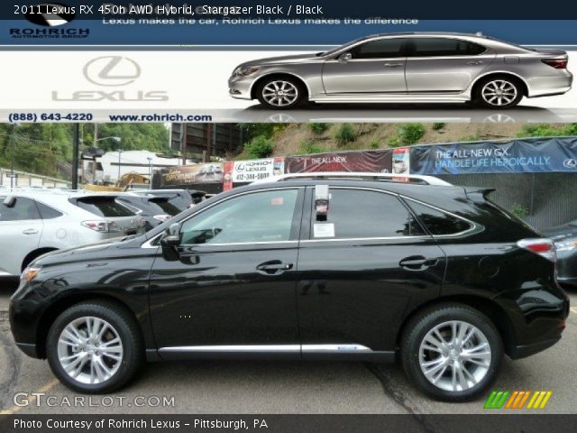 2011 Lexus RX 450h AWD Hybrid in Stargazer Black