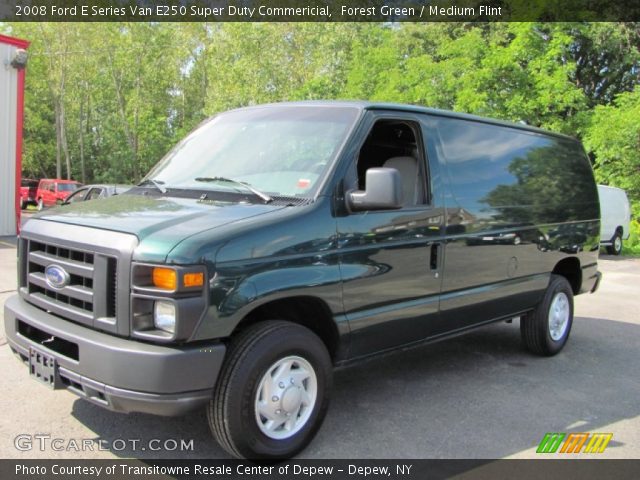 2008 Ford E Series Van E250 Super Duty Commericial in Forest Green