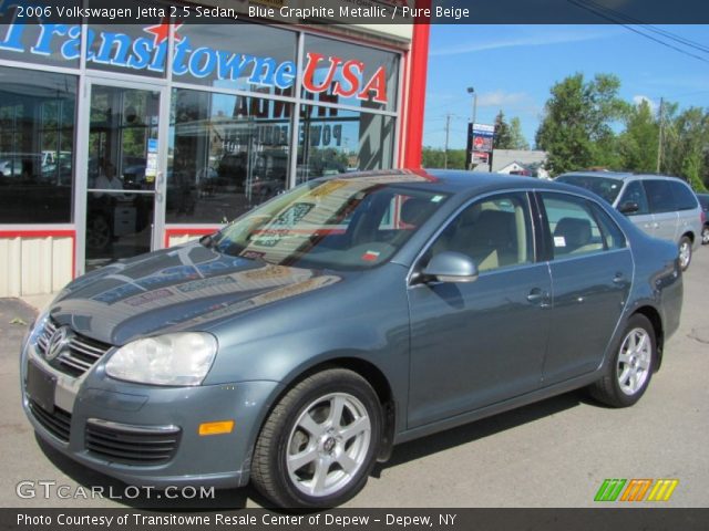 2006 Volkswagen Jetta 2.5 Sedan in Blue Graphite Metallic