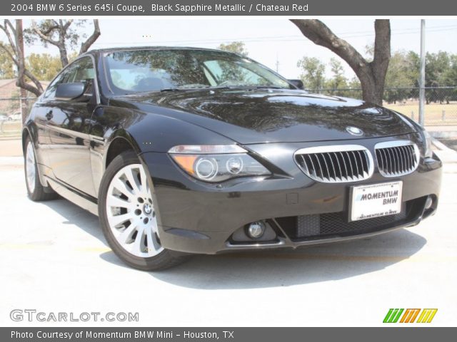 2004 BMW 6 Series 645i Coupe in Black Sapphire Metallic