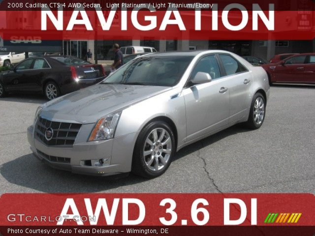 2008 Cadillac CTS 4 AWD Sedan in Light Platinum
