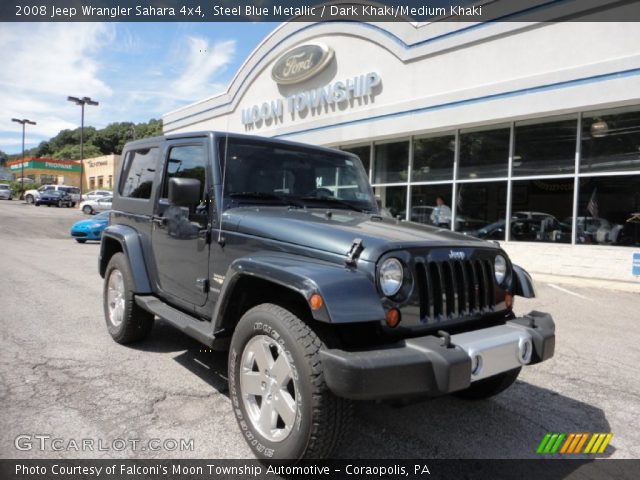2008 Jeep Wrangler Sahara 4x4 in Steel Blue Metallic