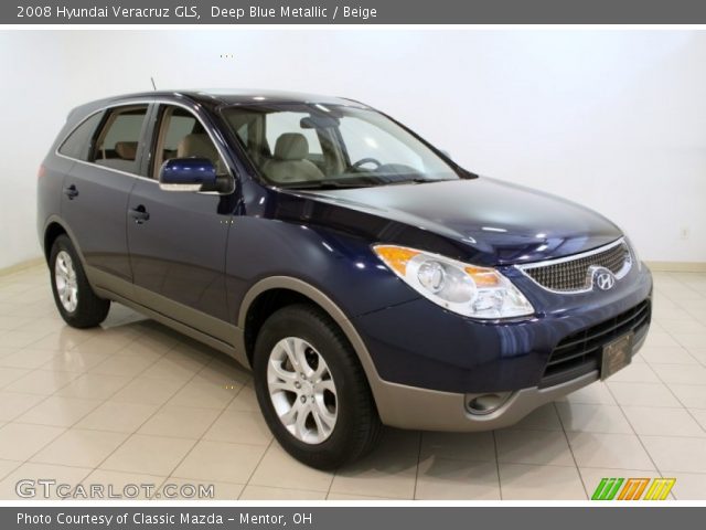 2008 Hyundai Veracruz GLS in Deep Blue Metallic