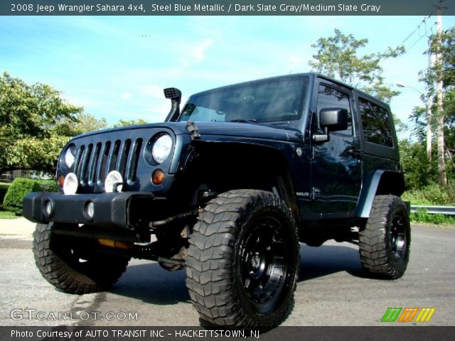 2008 Jeep Wrangler Sahara 4x4 in Steel Blue Metallic