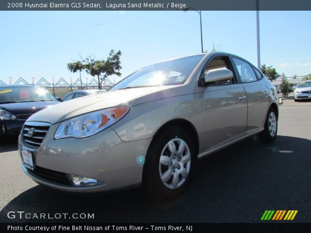 2008 Hyundai Elantra GLS Sedan in Laguna Sand Metallic