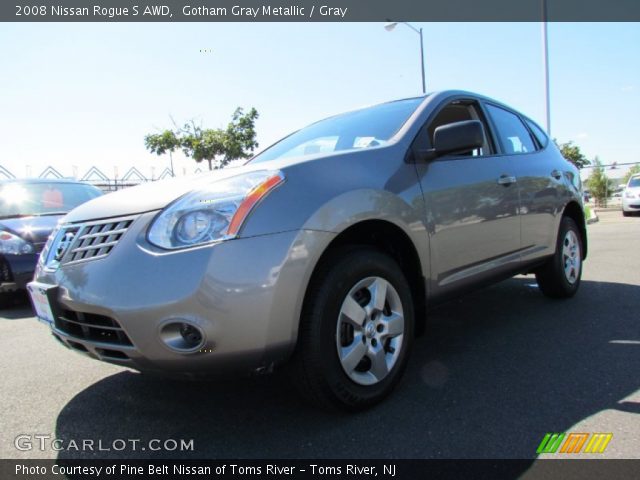 2008 Nissan Rogue S AWD in Gotham Gray Metallic
