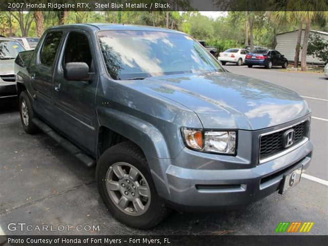 2007 Honda Ridgeline RTX in Steel Blue Metallic
