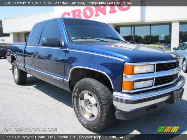 1998 Chevrolet C/K K1500 Extended Cab 4x4 in Indigo Blue Metallic