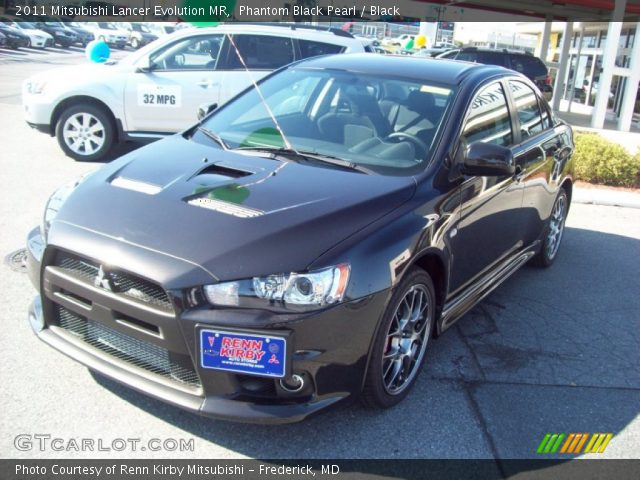 2011 Mitsubishi Lancer Evolution MR in Phantom Black Pearl