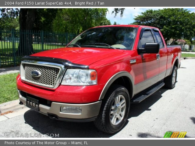 2004 Ford F150 Lariat SuperCab 4x4 in Bright Red