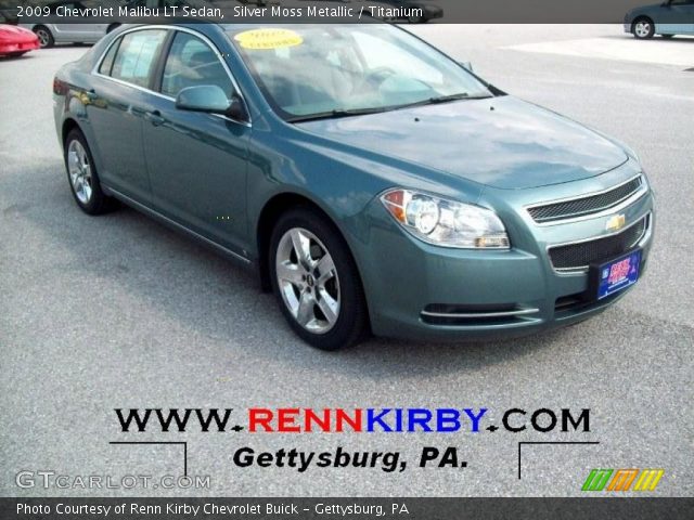 2009 Chevrolet Malibu LT Sedan in Silver Moss Metallic