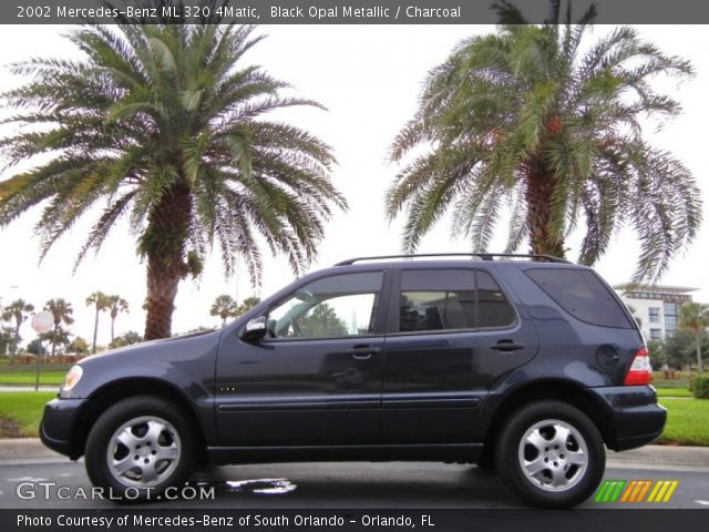 2002 Mercedes-Benz ML 320 4Matic in Black Opal Metallic