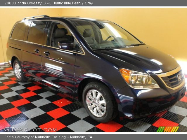 2008 Honda Odyssey EX-L in Baltic Blue Pearl