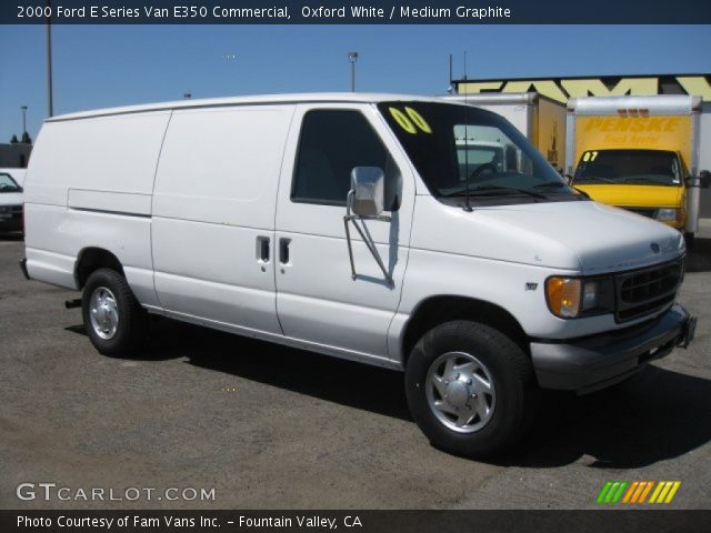 2000 Ford E Series Van E350 Commercial in Oxford White