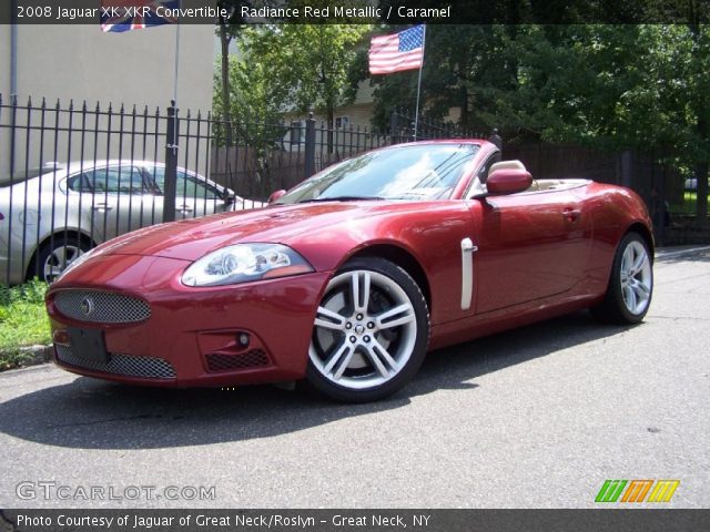 2008 Jaguar XK XKR Convertible in Radiance Red Metallic