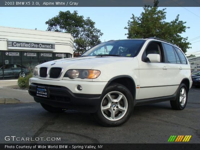 2003 BMW X5 3.0i in Alpine White