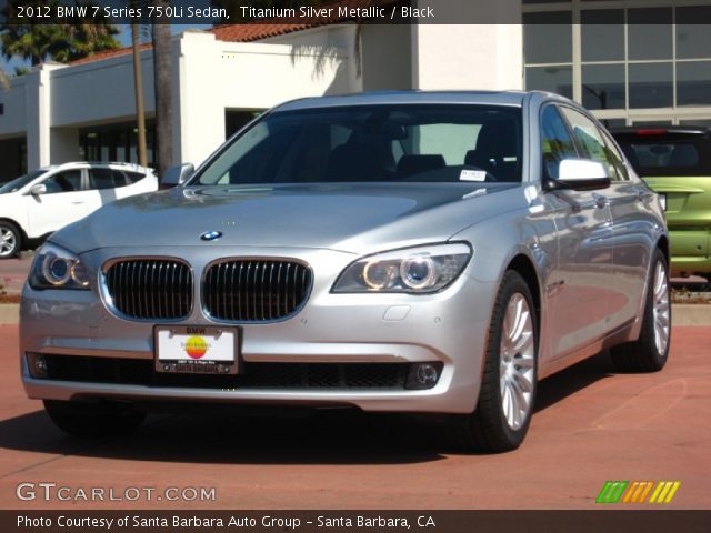 2012 BMW 7 Series 750Li Sedan in Titanium Silver Metallic