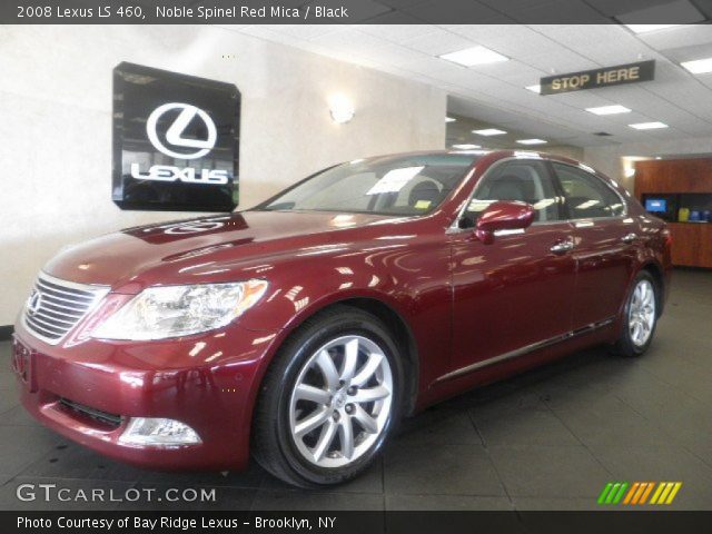 2008 Lexus LS 460 in Noble Spinel Red Mica