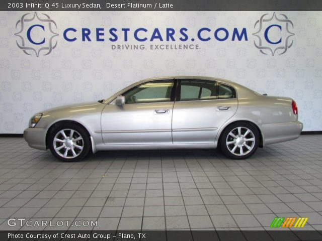 2003 Infiniti Q 45 Luxury Sedan in Desert Platinum