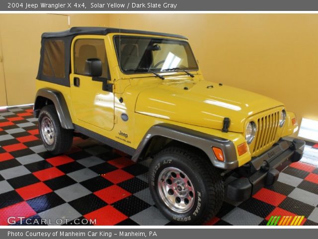2004 Jeep Wrangler X 4x4 in Solar Yellow