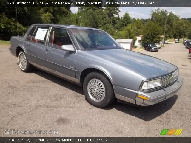 1990 Oldsmobile Ninety-Eight Regency Sedan in Medium Slate Gray Metallic