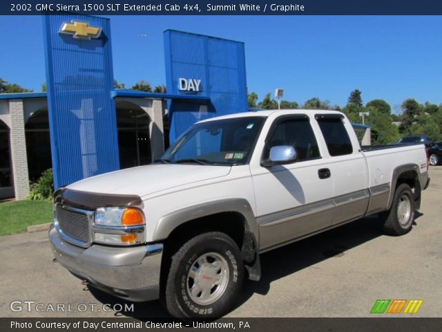 2002 GMC Sierra 1500 SLT Extended Cab 4x4 in Summit White