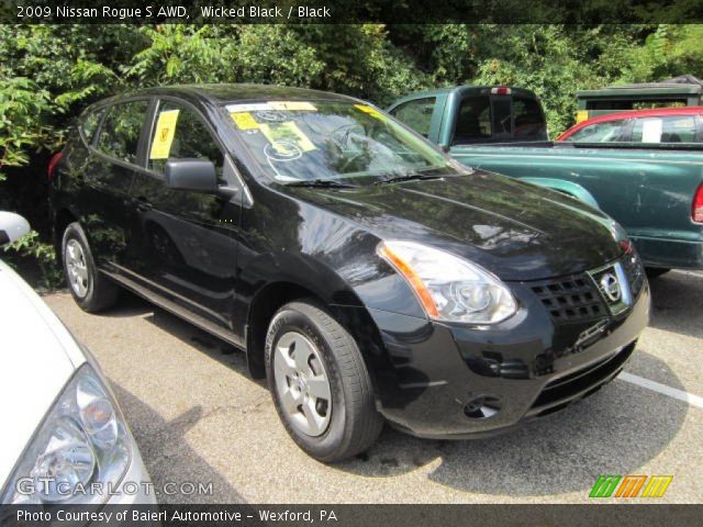 2009 Nissan Rogue S AWD in Wicked Black