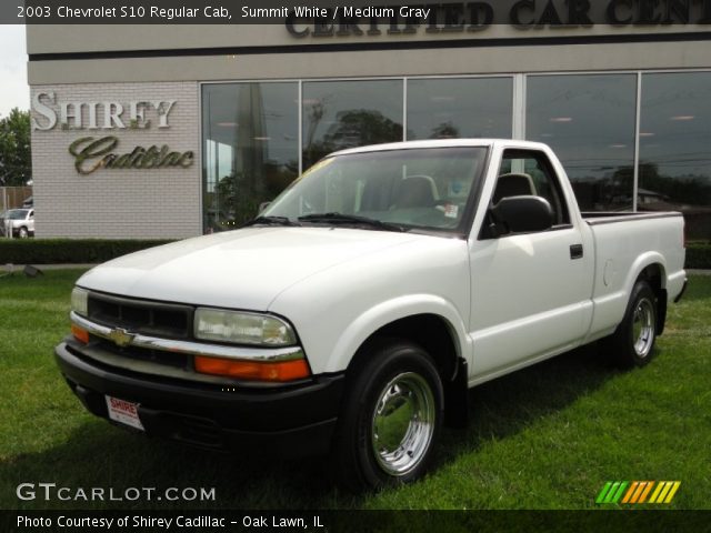 2003 Chevrolet S10 Regular Cab in Summit White