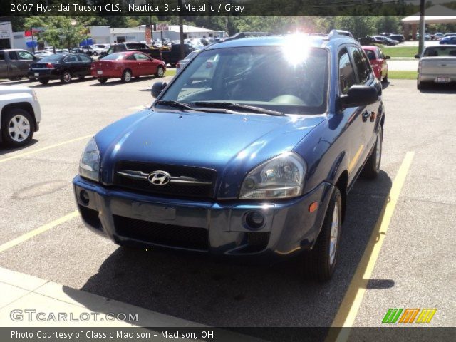 2007 Hyundai Tucson GLS in Nautical Blue Metallic