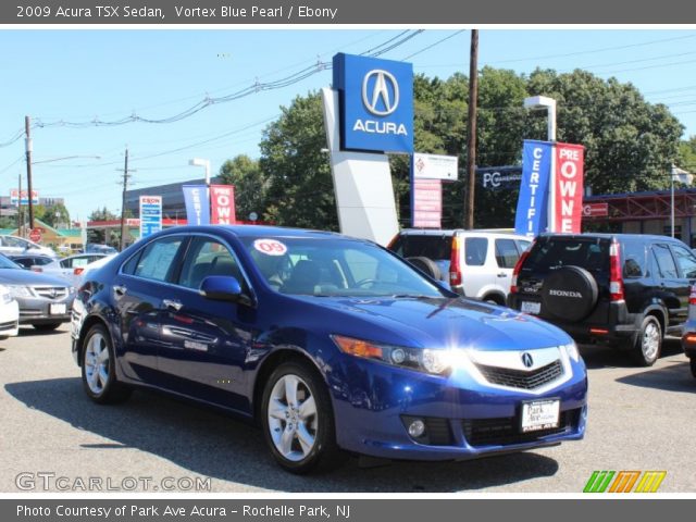 2009 Acura TSX Sedan in Vortex Blue Pearl
