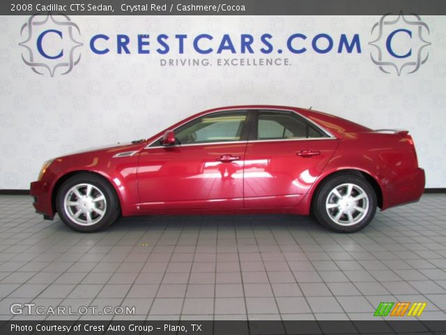 2008 Cadillac CTS Sedan in Crystal Red