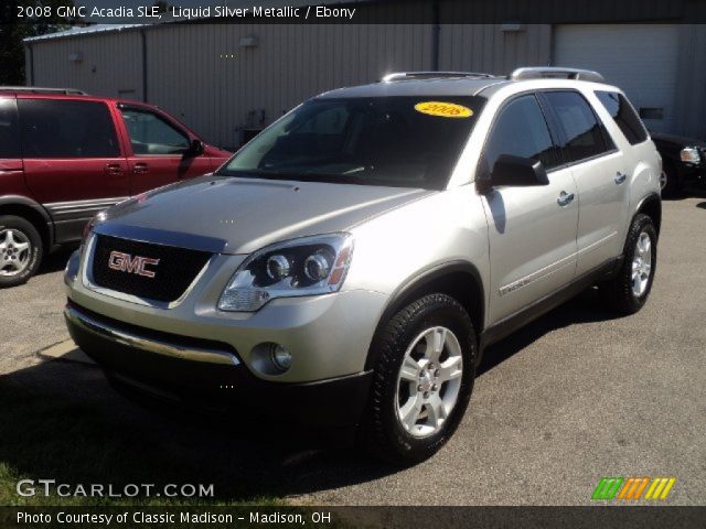 2008 GMC Acadia SLE in Liquid Silver Metallic