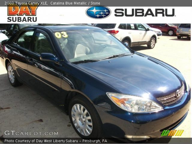 2003 Toyota Camry XLE in Catalina Blue Metallic