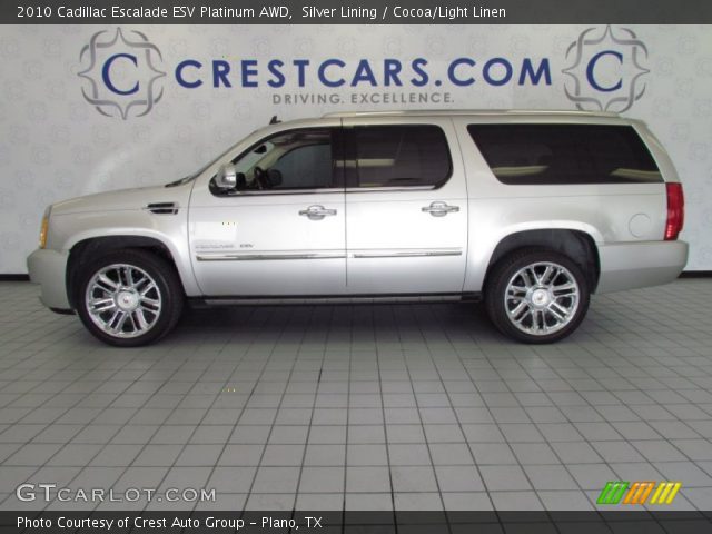 2010 Cadillac Escalade ESV Platinum AWD in Silver Lining