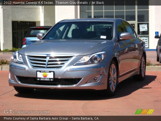 2012 Hyundai Genesis 4.6 Sedan in Titanium Gray Metallic