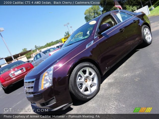 2009 Cadillac CTS 4 AWD Sedan in Black Cherry