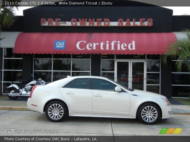 2010 Cadillac CTS 3.6 Sedan in White Diamond Tricoat