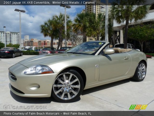2007 Jaguar XK XK8 Convertible in Winter Gold Metallic