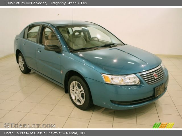 2005 Saturn ION 2 Sedan in Dragonfly Green