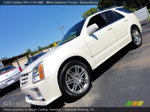 2008 Cadillac SRX 4 V8 AWD in White Diamond Tricoat