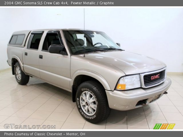 2004 GMC Sonoma SLS Crew Cab 4x4 in Pewter Metallic