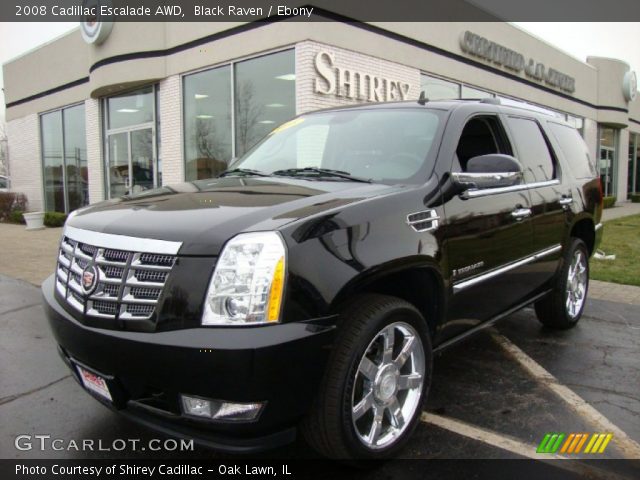 2008 Cadillac Escalade AWD in Black Raven