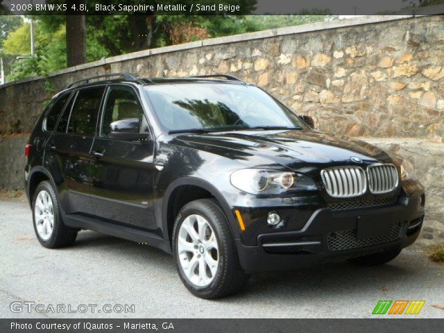 2008 BMW X5 4.8i in Black Sapphire Metallic
