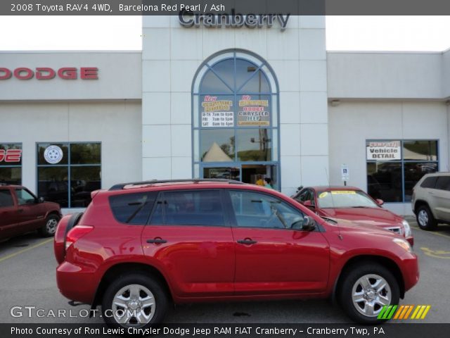 2008 Toyota RAV4 4WD in Barcelona Red Pearl