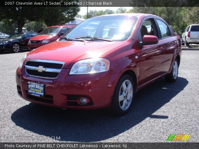 2007 Chevrolet Aveo LT Sedan in Sport Red