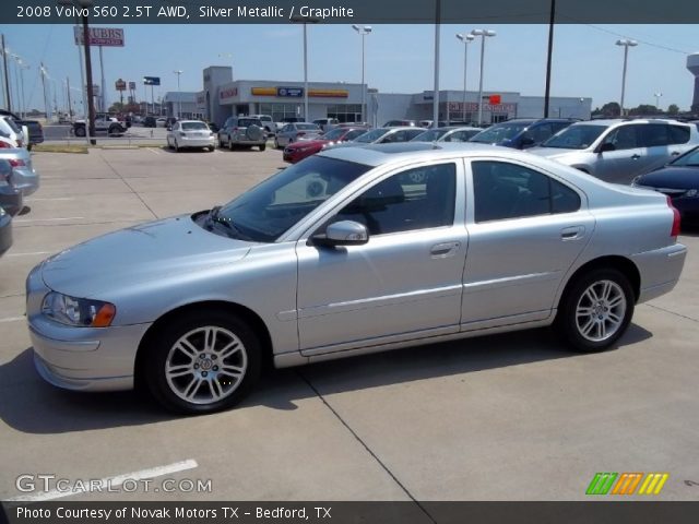 2008 Volvo S60 2.5T AWD in Silver Metallic